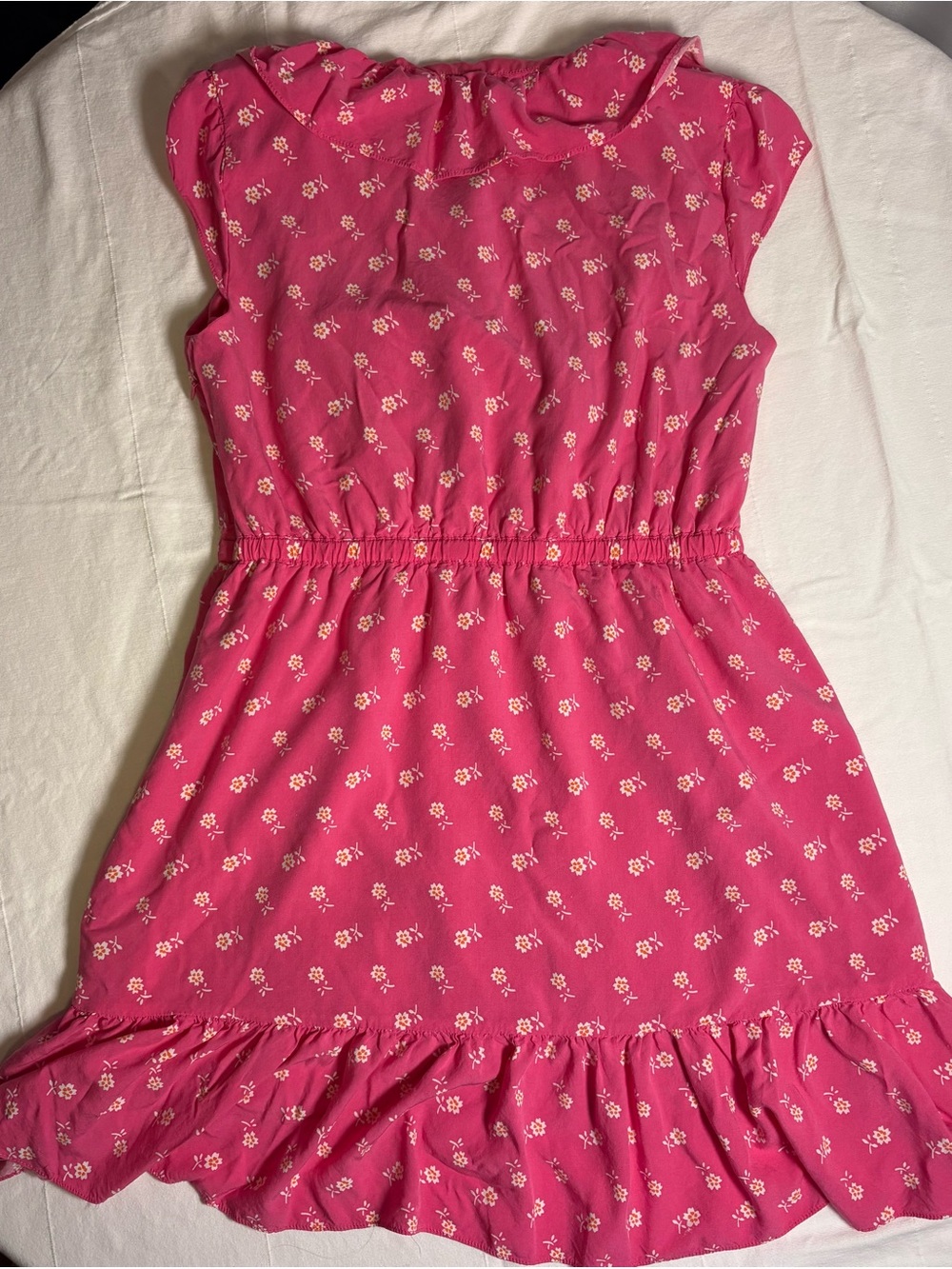 J. Crew Floral Ruffle Wrap Dress - Picture 2 of 3